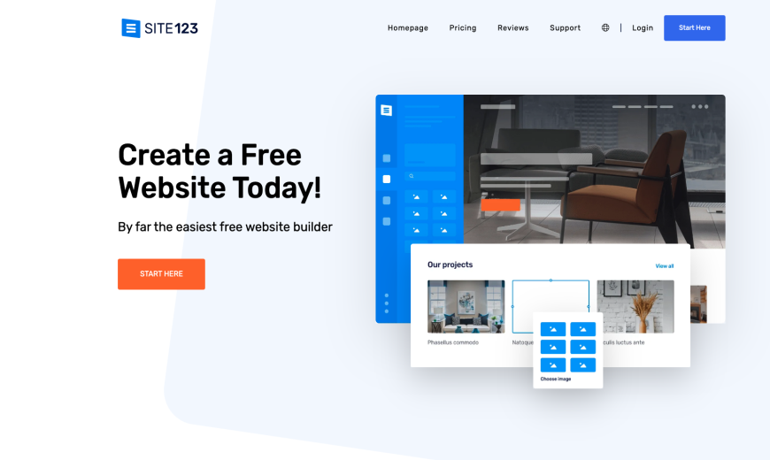 Site123 Review - Erstelle noch heute eine kostenlose Website