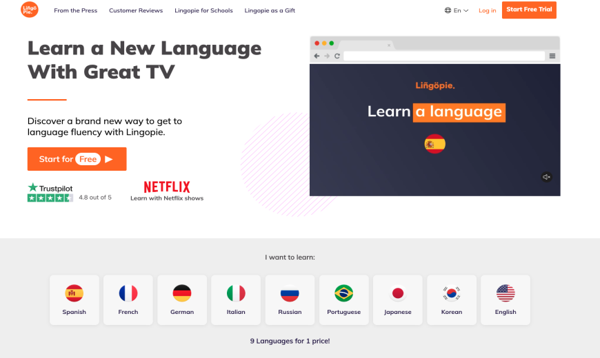 Lingopie Review